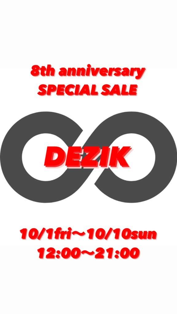 8th anniversary SPECIAL SALE